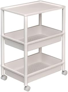 和泉化成 ワイドワゴンT-3段 ピンク 3999P 和泉化成 ワイドワゴンT-3段 ピンク 3999P